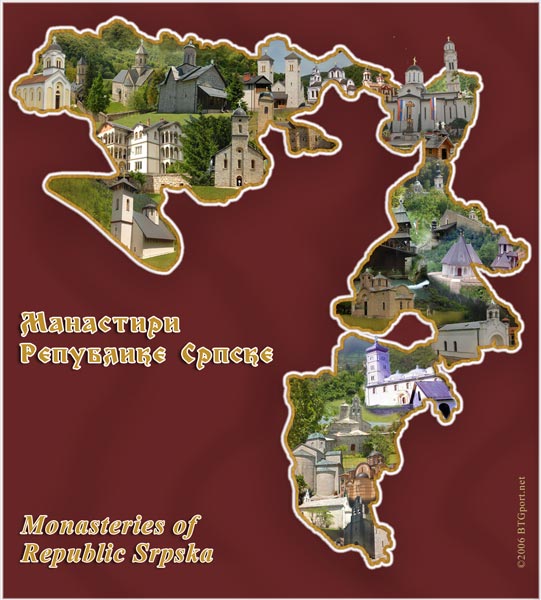 Република Српска - Манастири